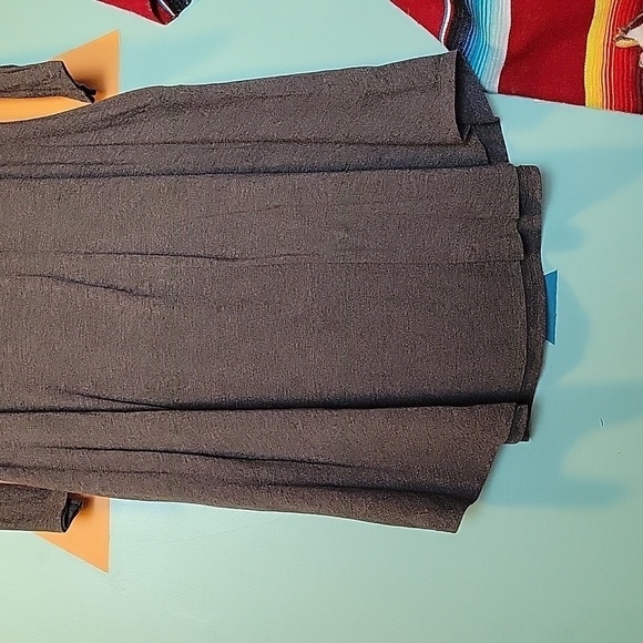 Zenana Premium Women's Gray Stretchy Shift Dress &Necklace Set Size Large - Picture 10 of 12